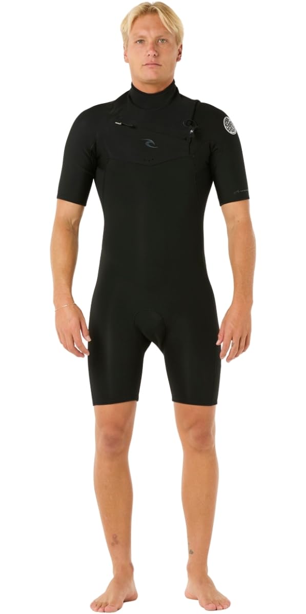 RIP CURL 2025 Mens Dawn Patrol 2mm Chest Zip Springsuit Wetsuit